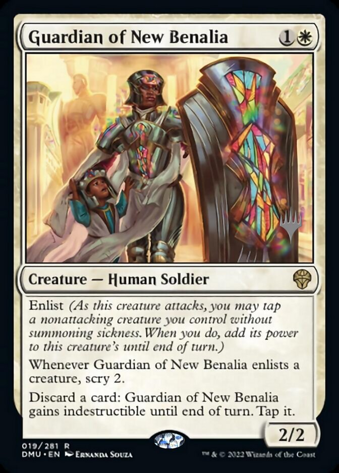 Guardian of New Benalia (Promo Pack) [Dominaria United Promos] | Anubis Games and Hobby