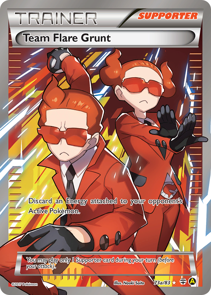 Team Flare Grunt (73a/83) [Alternate Art Promos] | Anubis Games and Hobby