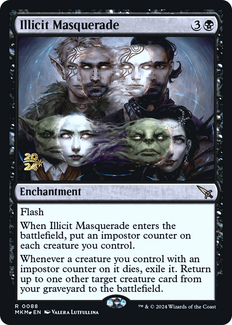 Illicit Masquerade [Murders at Karlov Manor Prerelease Promos] | Anubis Games and Hobby