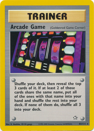 Arcade Game (83/111) [Neo Genesis Unlimited] | Anubis Games and Hobby