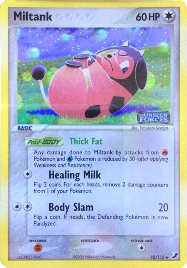 Miltank (42/115) (Stamped) [EX: Unseen Forces] | Anubis Games and Hobby