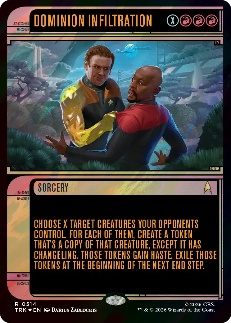 Dominion Infiltration (Showcase) (Surge Foil) [Star Trek] | Anubis Games and Hobby