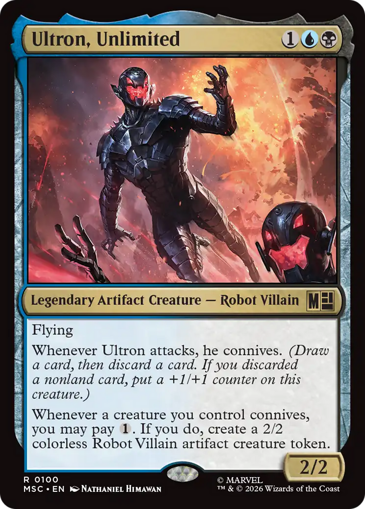 Ultron, Unlimited (Surge Foil) [Marvel Super Heroes Commander] | Anubis Games and Hobby