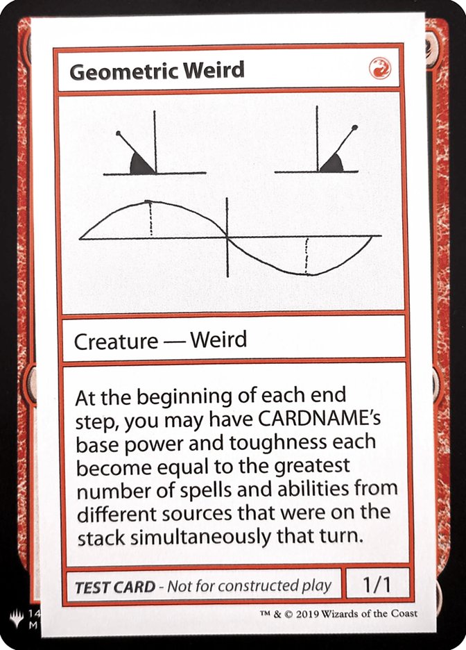 Geometric Weird [Mystery Booster Playtest Cards] | Anubis Games and Hobby