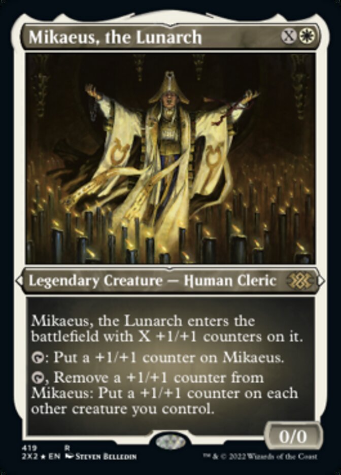 Mikaeus, the Lunarch (Foil Etched) [Double Masters 2022] | Anubis Games and Hobby