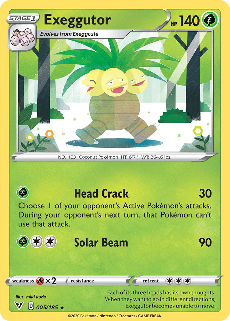 Exeggutor (005/185) [Sword & Shield: Vivid Voltage] | Anubis Games and Hobby