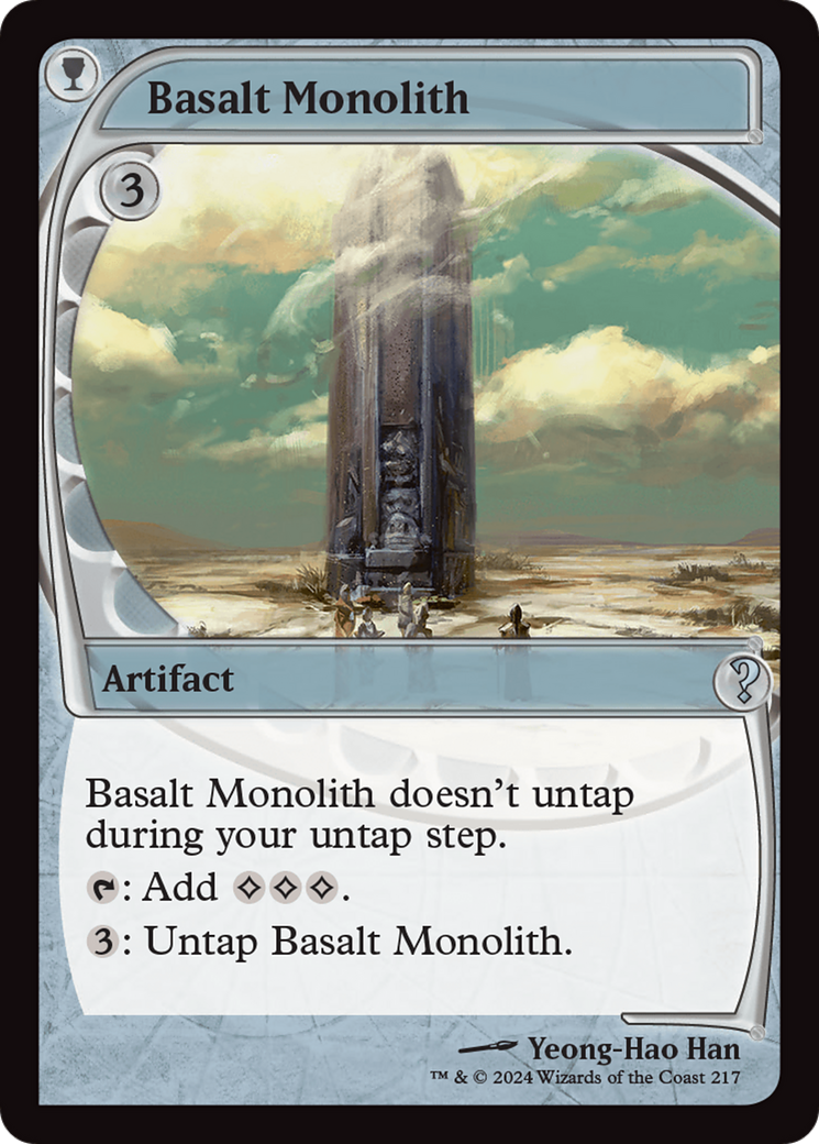 Basalt Monolith (Future Sight) [Mystery Booster 2] | Anubis Games and Hobby