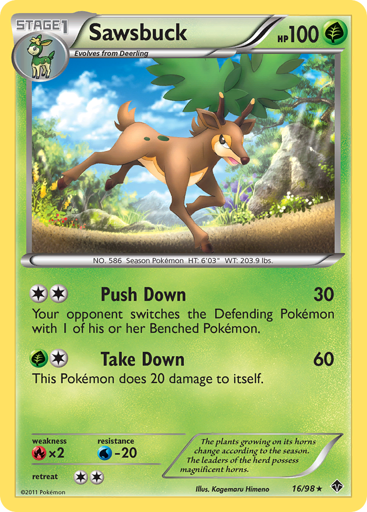 Sawsbuck (16/98) [Black & White: Emerging Powers] | Anubis Games and Hobby