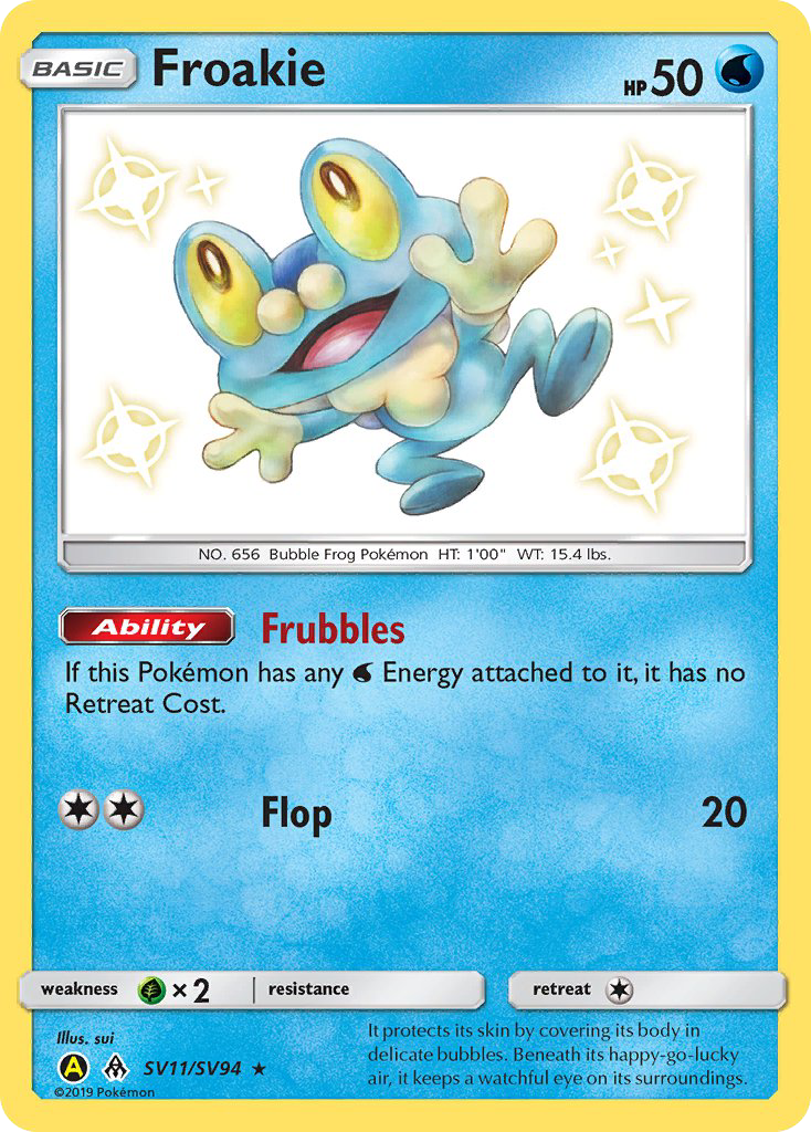 Froakie (SV11/SV94) [Sun & Moon: Hidden Fates - Shiny Vault] | Anubis Games and Hobby