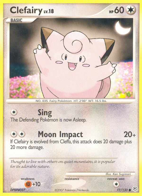 Clefairy (77/130) [Diamond & Pearl: Base Set] | Anubis Games and Hobby