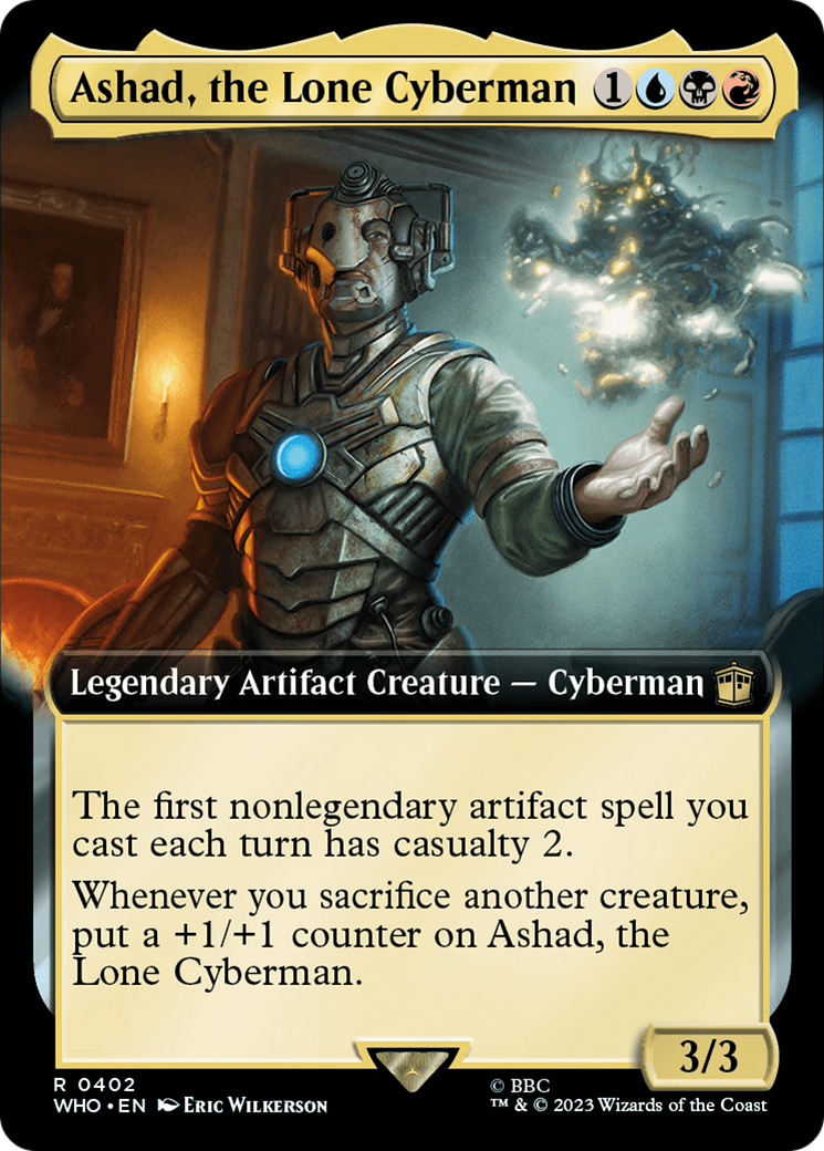 Ashad, the Lone Cyberman (Extended Art) [Doctor Who] | Anubis Games and Hobby