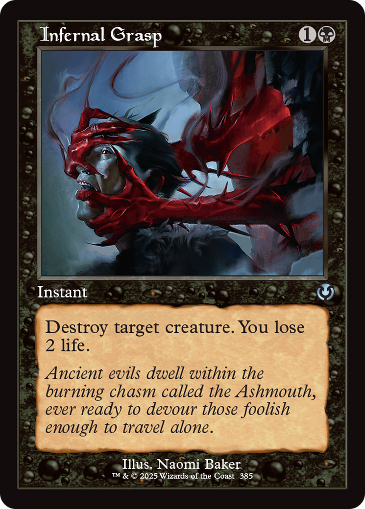 Infernal Grasp (Retro Frame) [Innistrad Remastered] | Anubis Games and Hobby