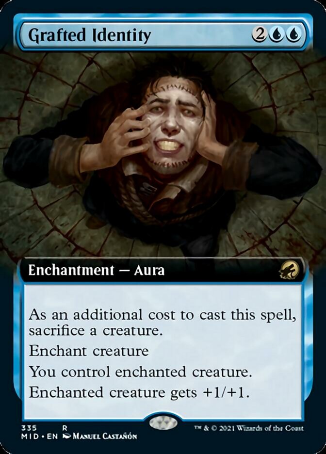 Grafted Identity (Extended Art) [Innistrad: Midnight Hunt] | Anubis Games and Hobby