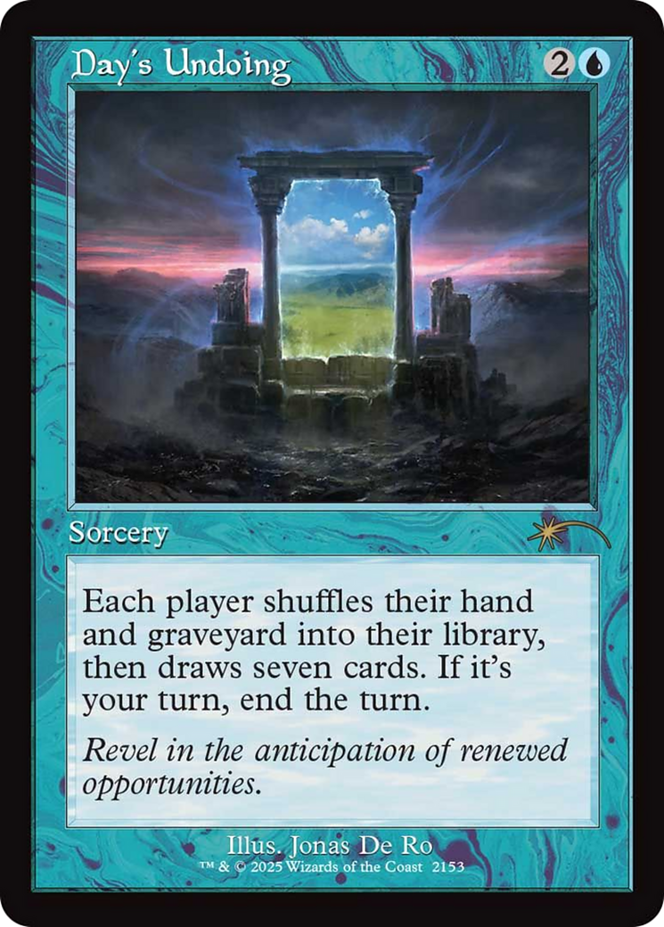 Day's Undoing (Retro Frame) [Secret Lair Drop Series] | Anubis Games and Hobby