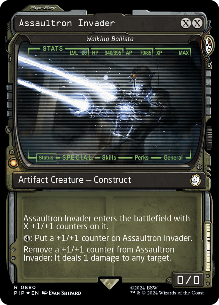 Assaultron Invader - Walking Ballista (Surge Foil) [Fallout] | Anubis Games and Hobby