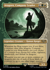 Aragorn, Company Leader (Showcase) (Surge Foil) [The Lord of the Rings: Tales of Middle-Earth] | Anubis Games and Hobby