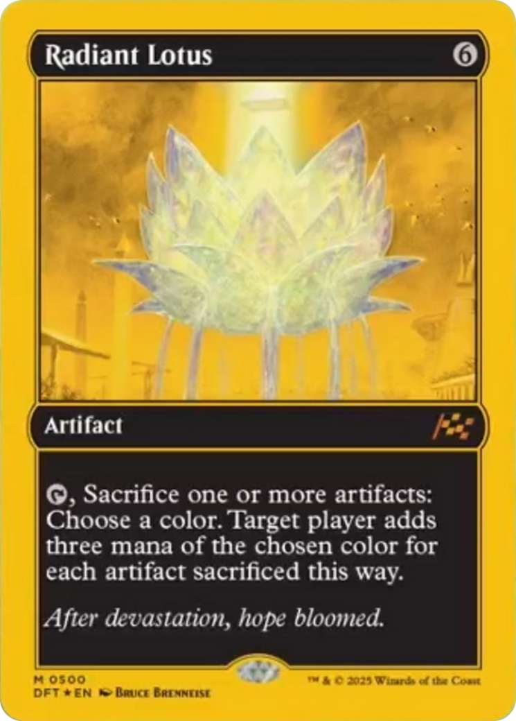 Radiant Lotus (First-Place Foil) [Aetherdrift] | Anubis Games and Hobby