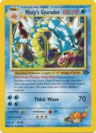 Misty's Gyarados (13/132) [Gym Challenge Unlimited] | Anubis Games and Hobby