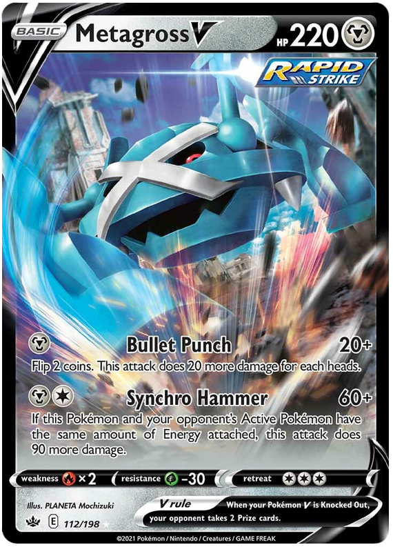 Metagross V (112/198) [Sword & Shield: Chilling Reign] | Anubis Games and Hobby