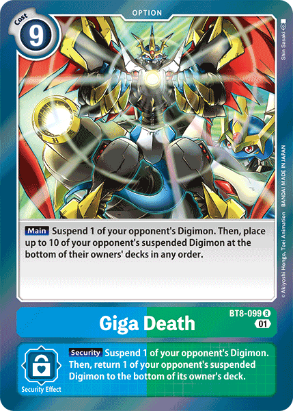 Giga Death [BT8-099] [New Awakening] | Anubis Games and Hobby