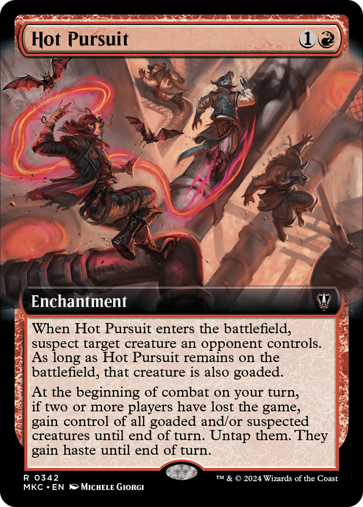 Hot Pursuit (Extended Art) [Murders at Karlov Manor Commander] | Anubis Games and Hobby