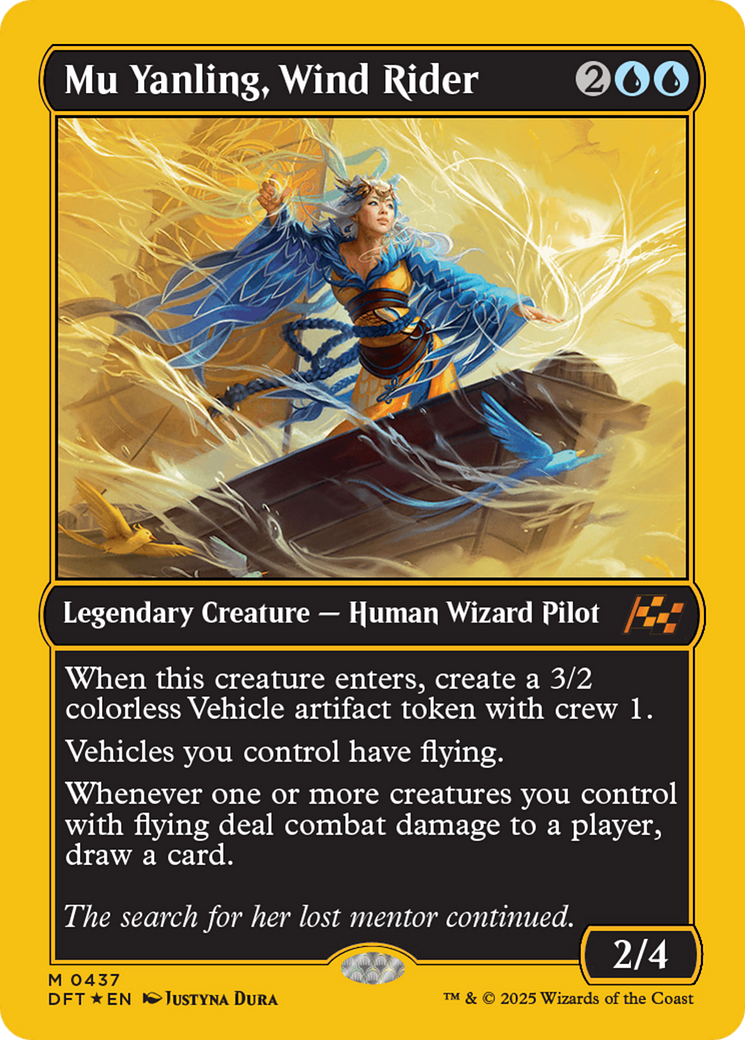 Mu Yanling, Wind Rider (First-Place Foil) [Aetherdrift] | Anubis Games and Hobby