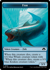 Eldrazi Spawn // Fish Double-Sided Token [Modern Horizons 3 Tokens] | Anubis Games and Hobby