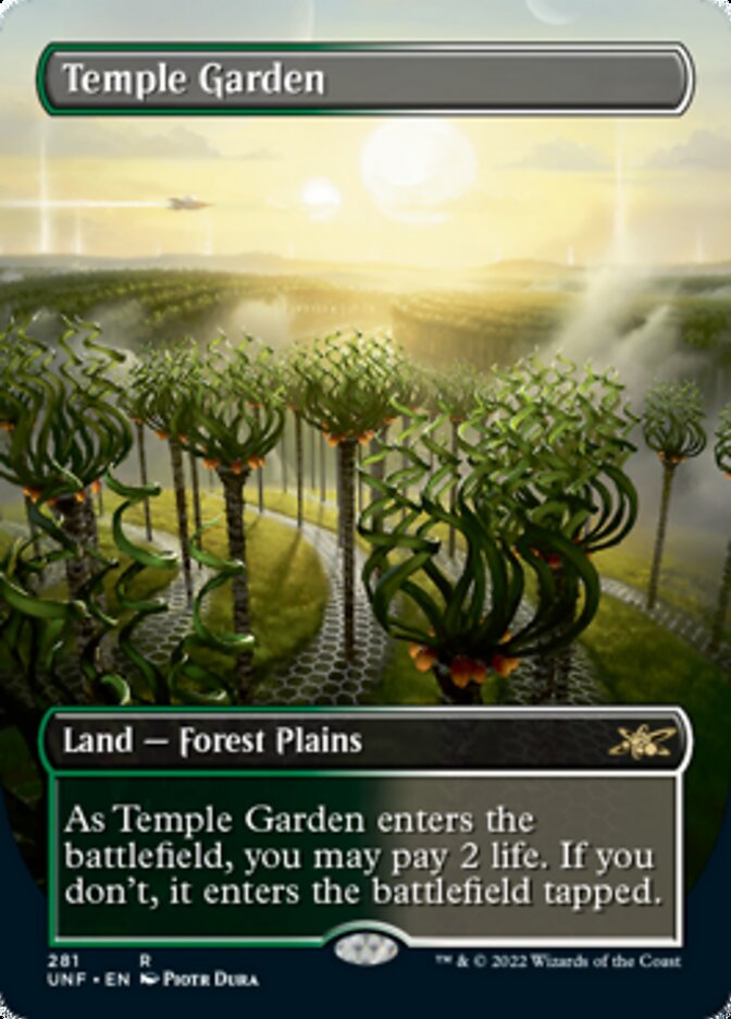 Temple Garden (Borderless) [Unfinity] | Anubis Games and Hobby