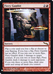 Fiery Gambit [Mystery Booster] | Anubis Games and Hobby