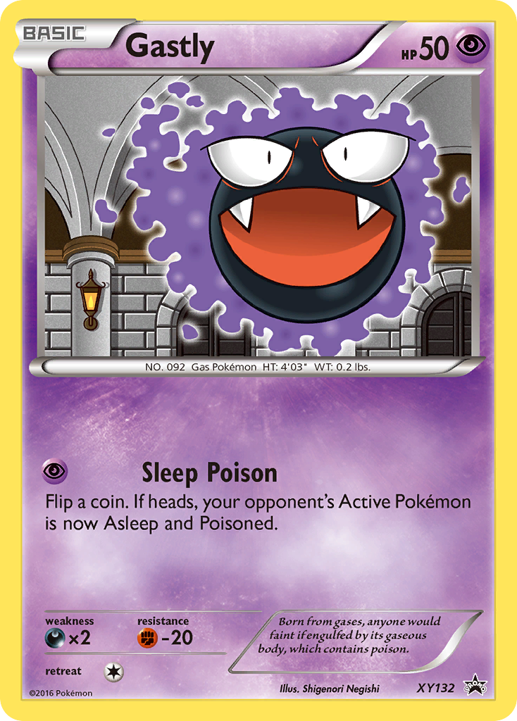 Gastly (XY132) [XY: Black Star Promos] | Anubis Games and Hobby