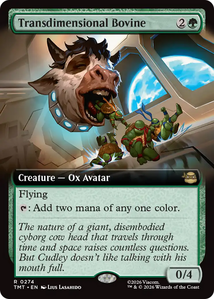 Transdimensional Bovine (Extended Art) [Teenage Mutant Ninja Turtles] | Anubis Games and Hobby