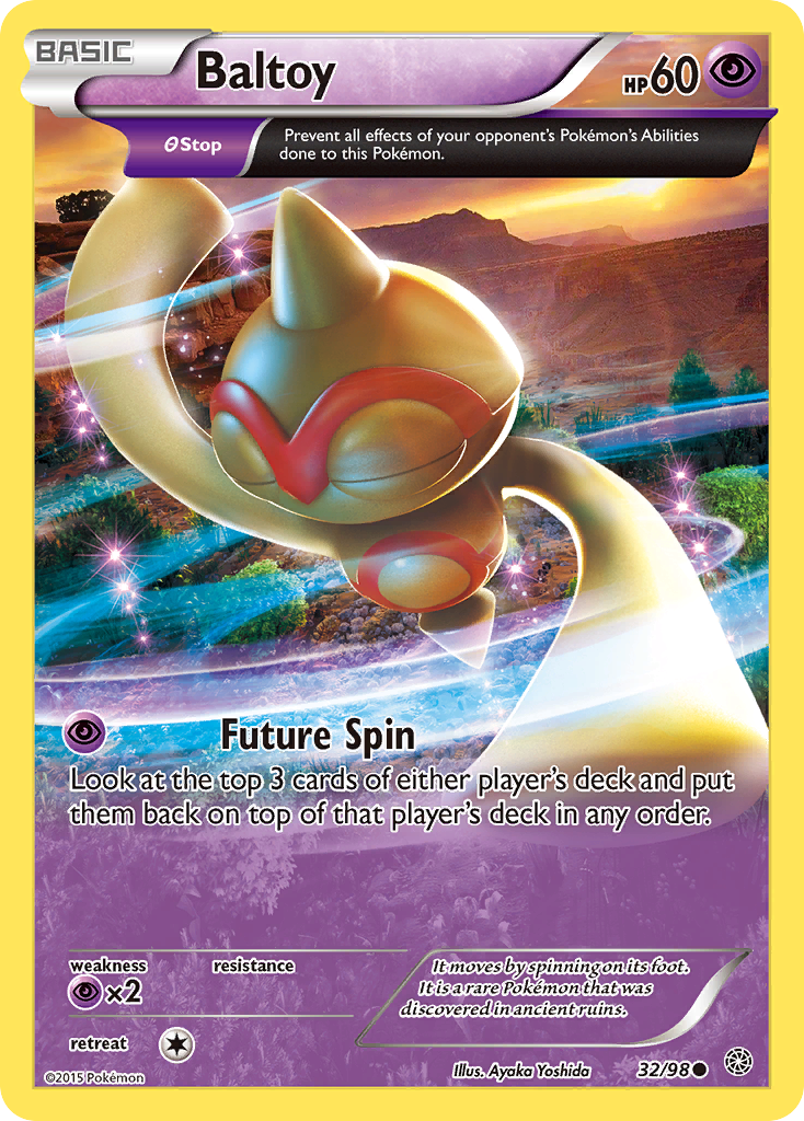 Baltoy (32/98) [XY: Ancient Origins] | Anubis Games and Hobby