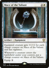 Mace of the Valiant [Phyrexia: All Will Be One Commander] | Anubis Games and Hobby