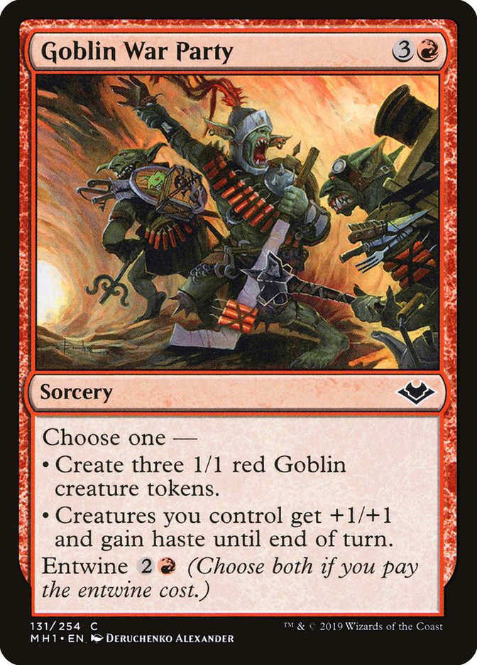 Goblin War Party [Modern Horizons] | Anubis Games and Hobby