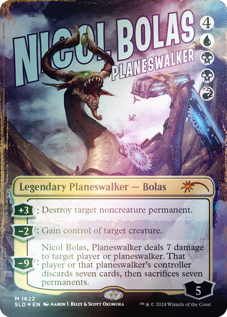 Nicol Bolas, Planeswalker (Rainbow Foil) [Secret Lair Drop Series] | Anubis Games and Hobby