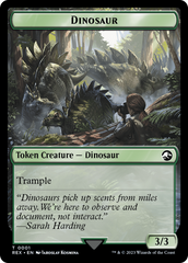 Fungus Dinosaur // Dinosaur (0001) Double-Sided Token [The Lost Caverns of Ixalan Tokens] | Anubis Games and Hobby