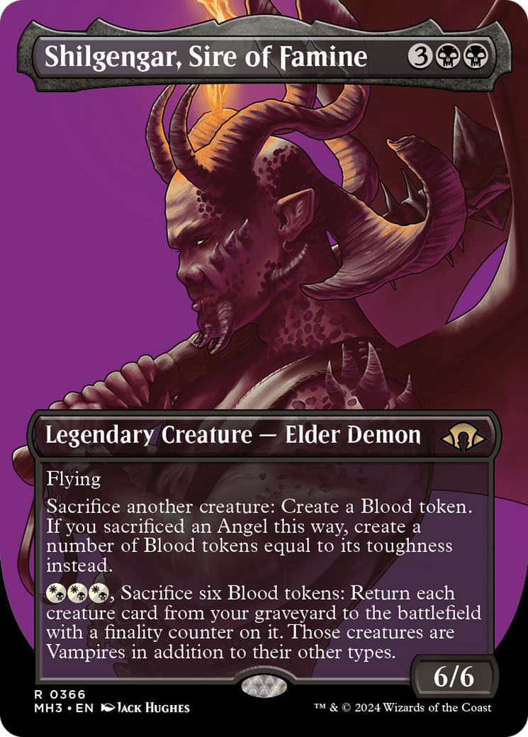 Shilgengar, Sire of Famine (Borderless) [Modern Horizons 3] | Anubis Games and Hobby