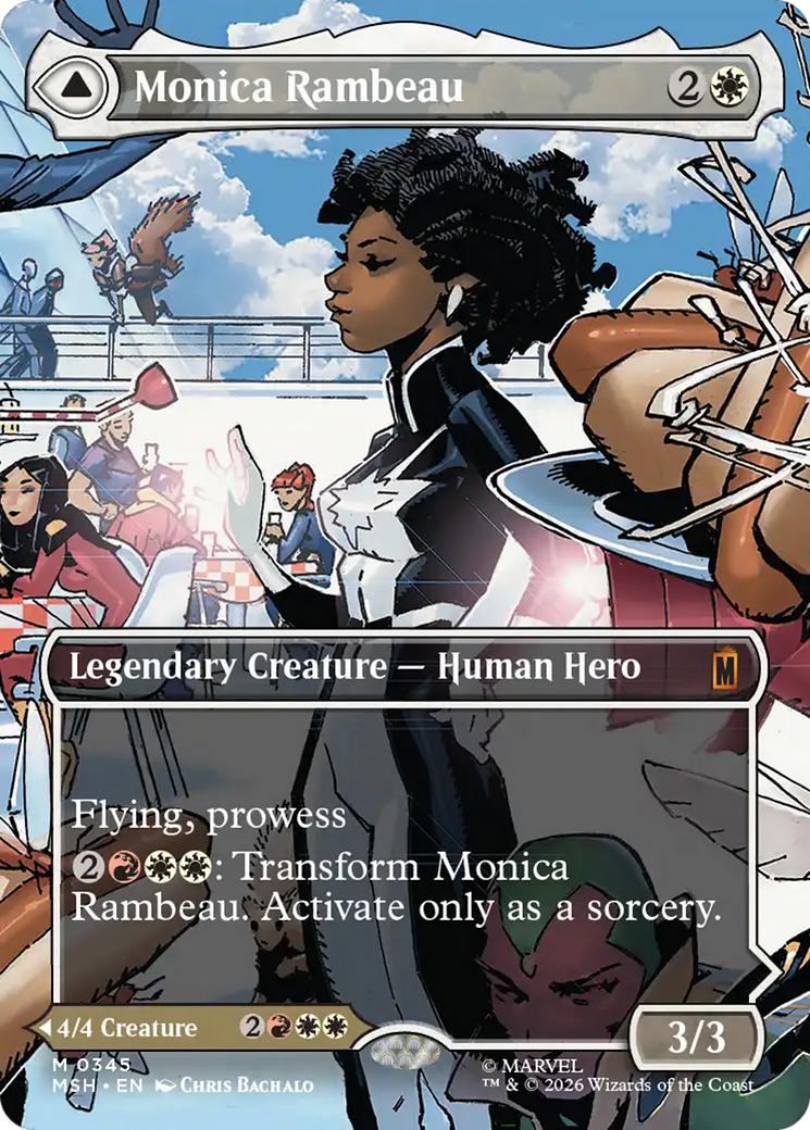 Monica Rambeau (Borderless) (0345) [Marvel Super Heroes] | Anubis Games and Hobby