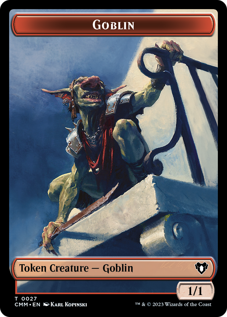 Goblin Token [Commander Masters Tokens] | Anubis Games and Hobby