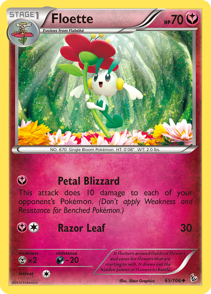 Floette (65/106) [XY: Flashfire] | Anubis Games and Hobby