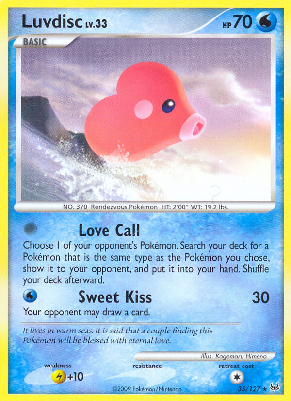 Luvdisc (35/127) [Platinum: Base Set] | Anubis Games and Hobby