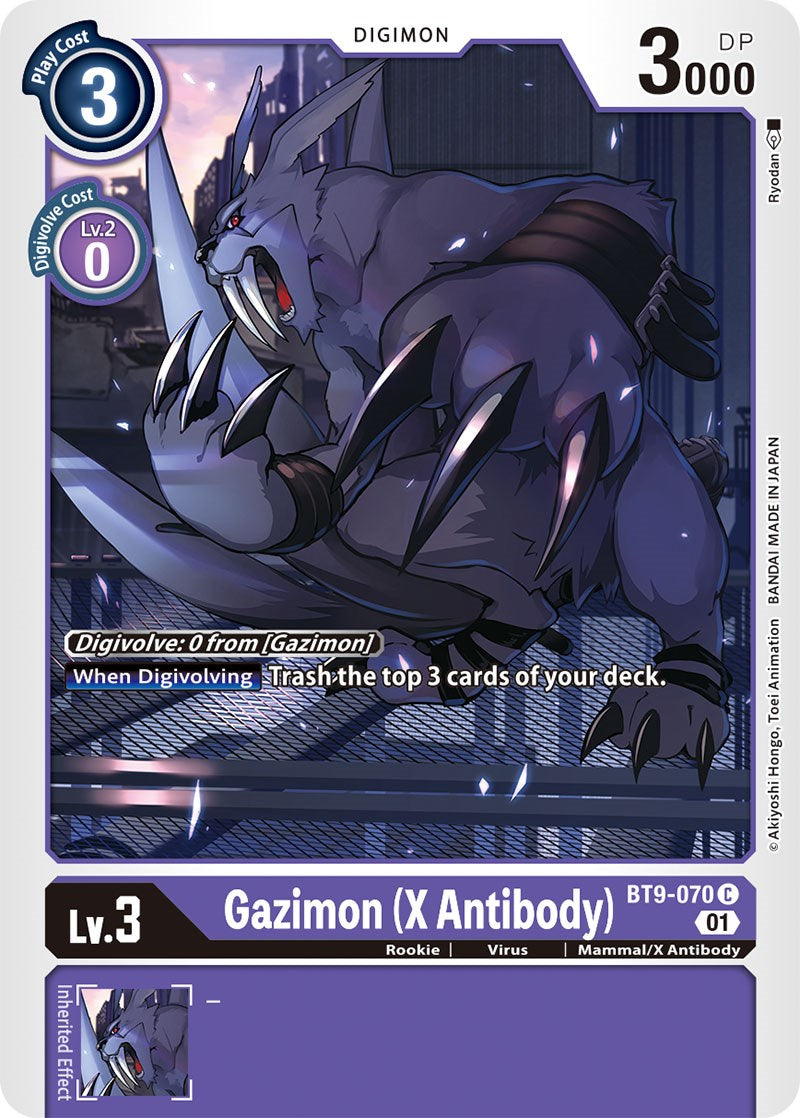 Gazimon (X Antibody) [BT9-070] [X Record] | Anubis Games and Hobby