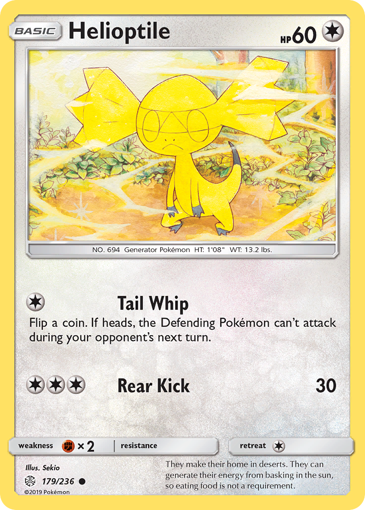 Helioptile (179/236) [Sun & Moon: Cosmic Eclipse] | Anubis Games and Hobby