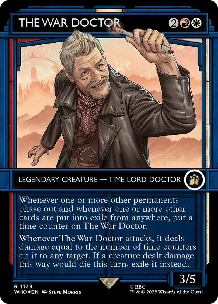 The War Doctor (Showcase) (Surge Foil) [Doctor Who] | Anubis Games and Hobby