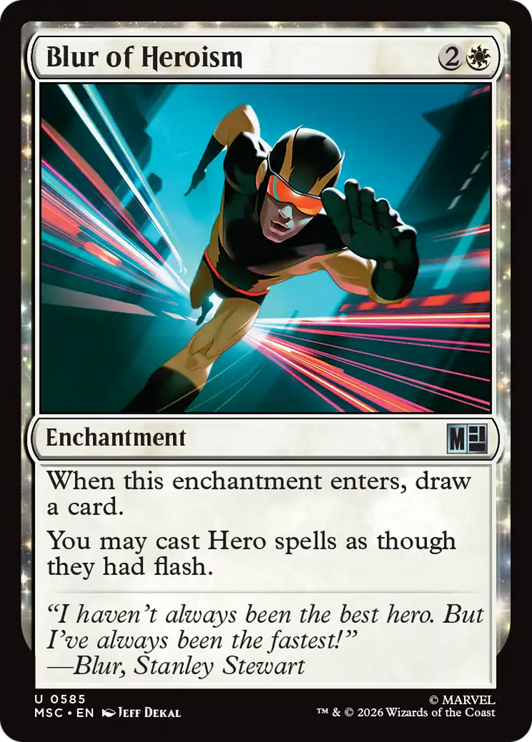 Blur of Heroism [Marvel Super Heroes Commander] | Anubis Games and Hobby