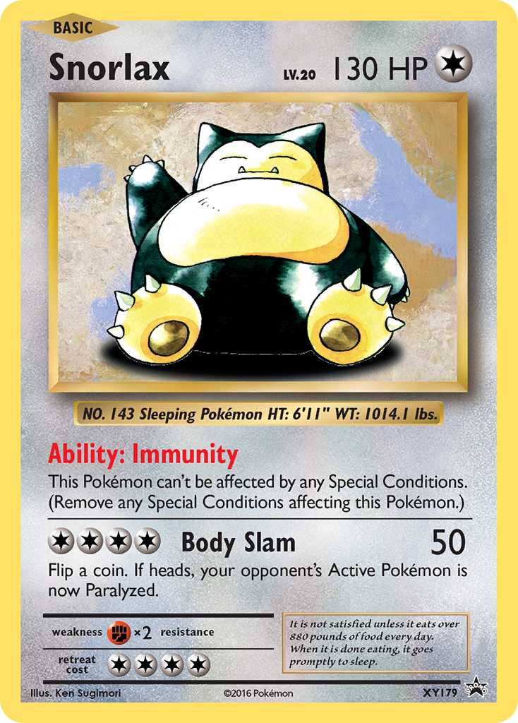 Snorlax (XY179) [XY: Black Star Promos] | Anubis Games and Hobby