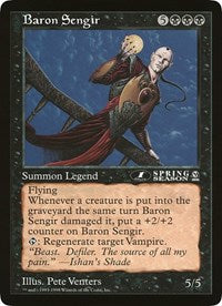 Baron Sengir (Oversized) [Oversize Cards] | Anubis Games and Hobby