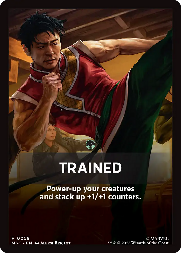 Trained Theme Card [Marvel Super Heroes Commander] | Anubis Games and Hobby