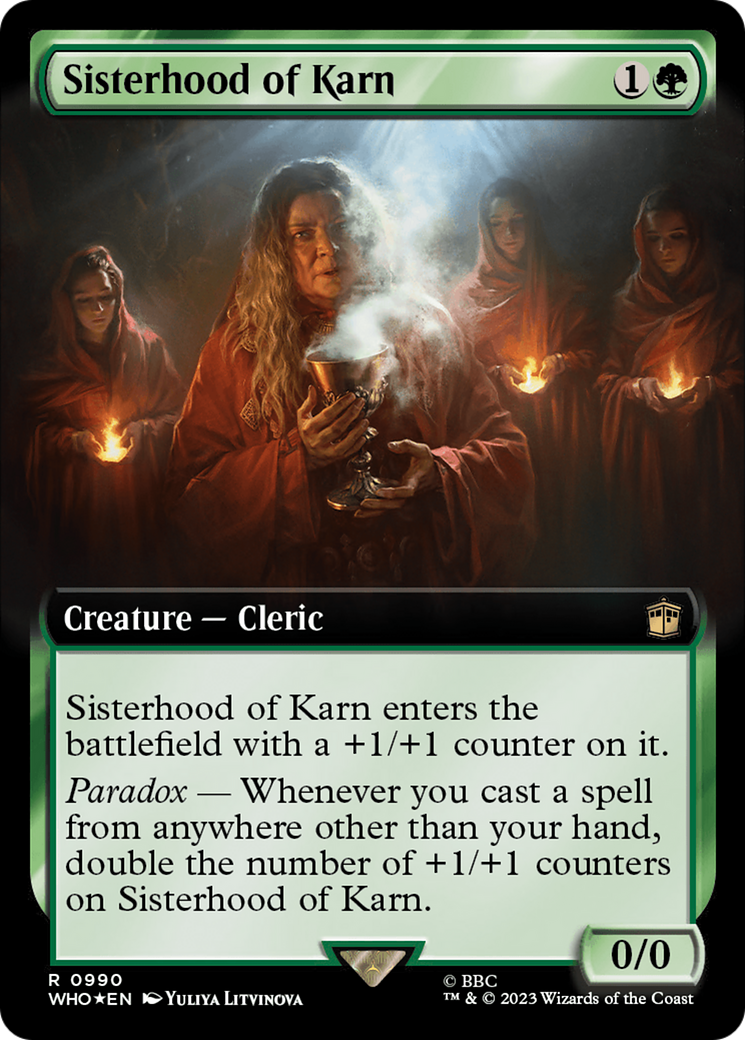 Sisterhood of Karn (Extended Art) (Surge Foil) [Doctor Who] | Anubis Games and Hobby