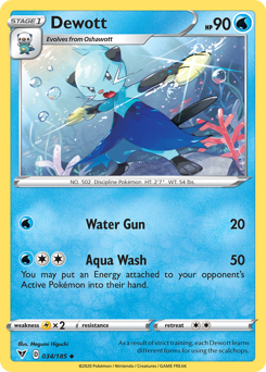 Dewott (034/185) [Sword & Shield: Vivid Voltage] | Anubis Games and Hobby